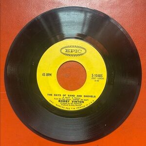 Epic Vinyl Record 45 rpm Bobby Vinton